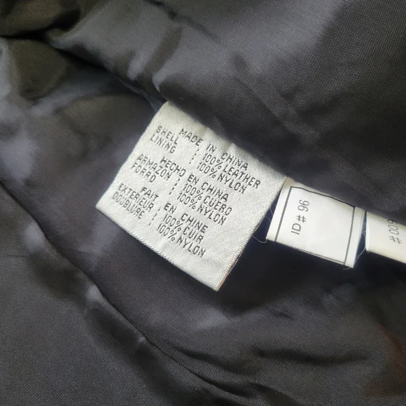 Global Identity G3 Black & White Western Leather Jacket